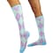 Zayaan Health Argyle Compression Socks, Blue, PR BLZH-CSARG-2BL - alternate 1